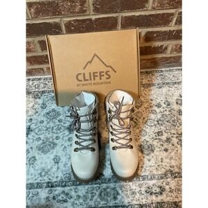 Cliffs by White Mountain Womens Pathfield Wide Lace Up Fur Lined Boots Size 7.5